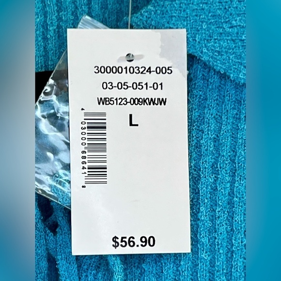 Ricki's Lace-Up Henley Short Sleeve Sweater Size L - Picture 8 of 9